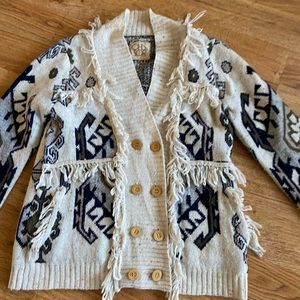 CHASOR Cardigan Sweater Size S Boho